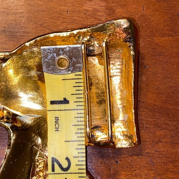 Christopher Ross 24 KT Gold Bow Belt 1983 - Picture 13 of 16